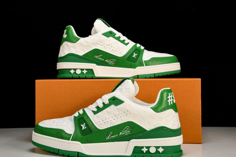 Louis Vuittоп Trainer Low 'Signature Green' - Image 22