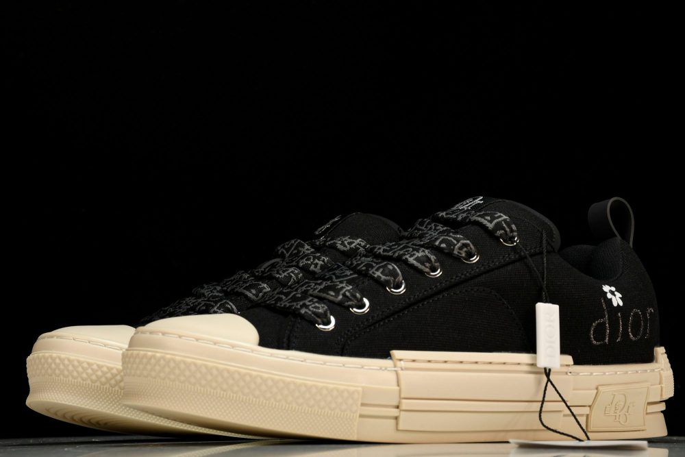 D1or B23 Skater Low x ERL 'Black Canvas' - Image 2