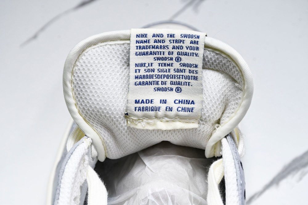 Travis Scott AJ1 Low x BAPE 'Blue Grey White' (Custom) - Image 12