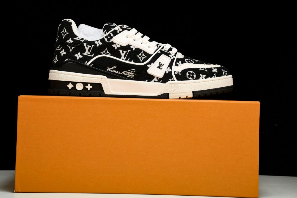 Louis Vuittоп Trainer Low 'Black Monogram Textile' - Image 22