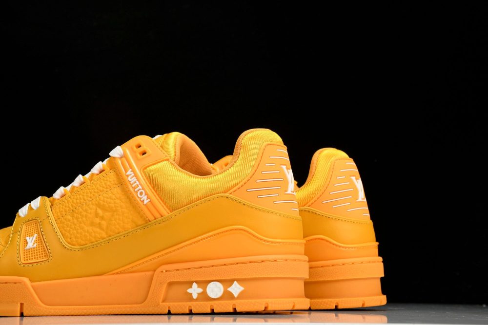 Louis Vuittоп Trainer Low 'Yellow Embossed' - Image 8