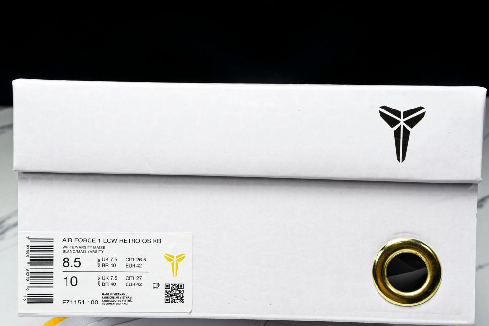 AF1 Kobe Bryant 'Lakers Home White' - Image 30