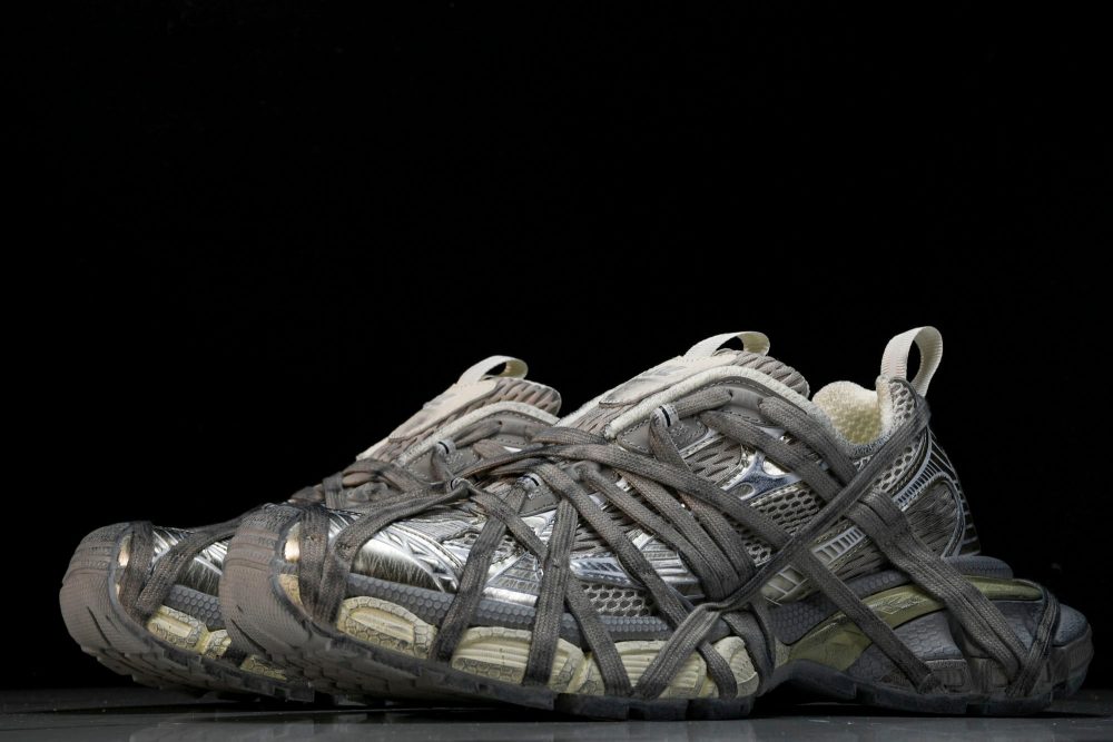 3XL Sneaker Extreme Lace 'Silver' - Image 2