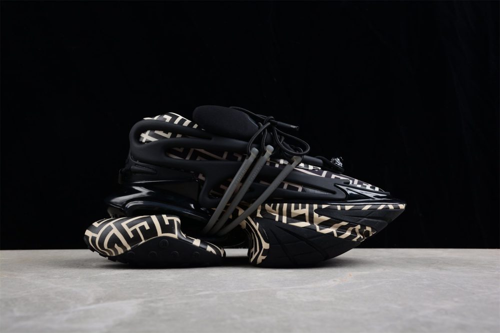 Balmain Unicorn Low-Top 'Ivory Black' - Image 6