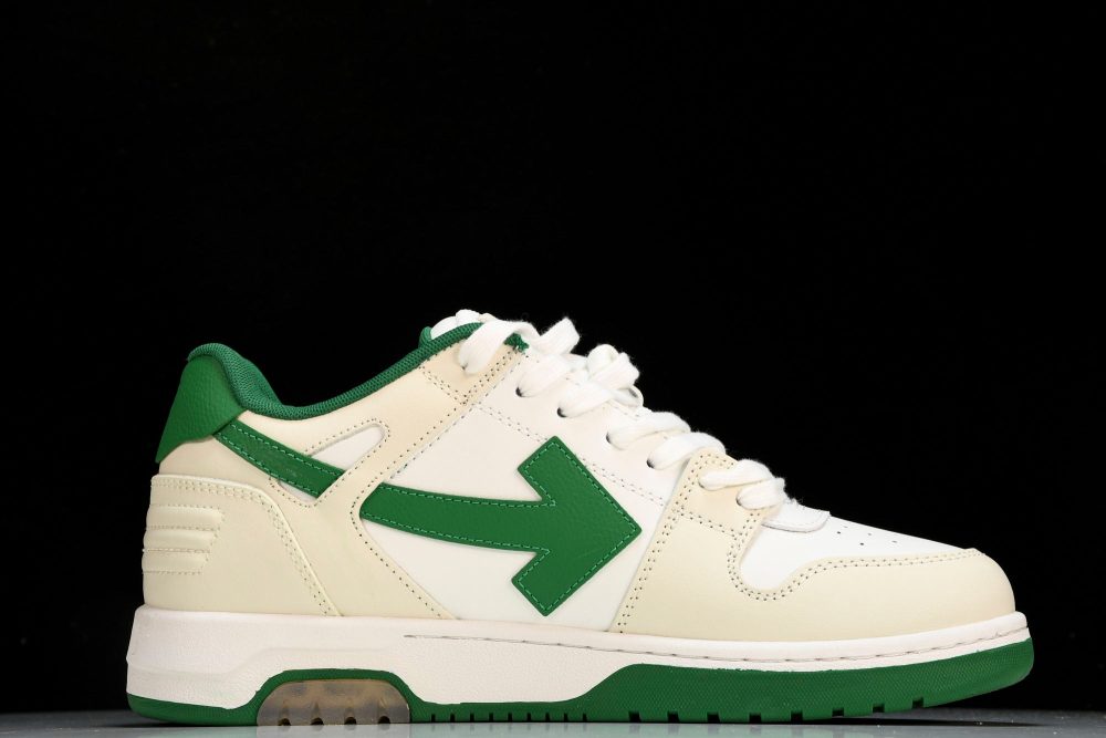 Off-White Out Of Office OOO Low Top 'White Green' - Image 3