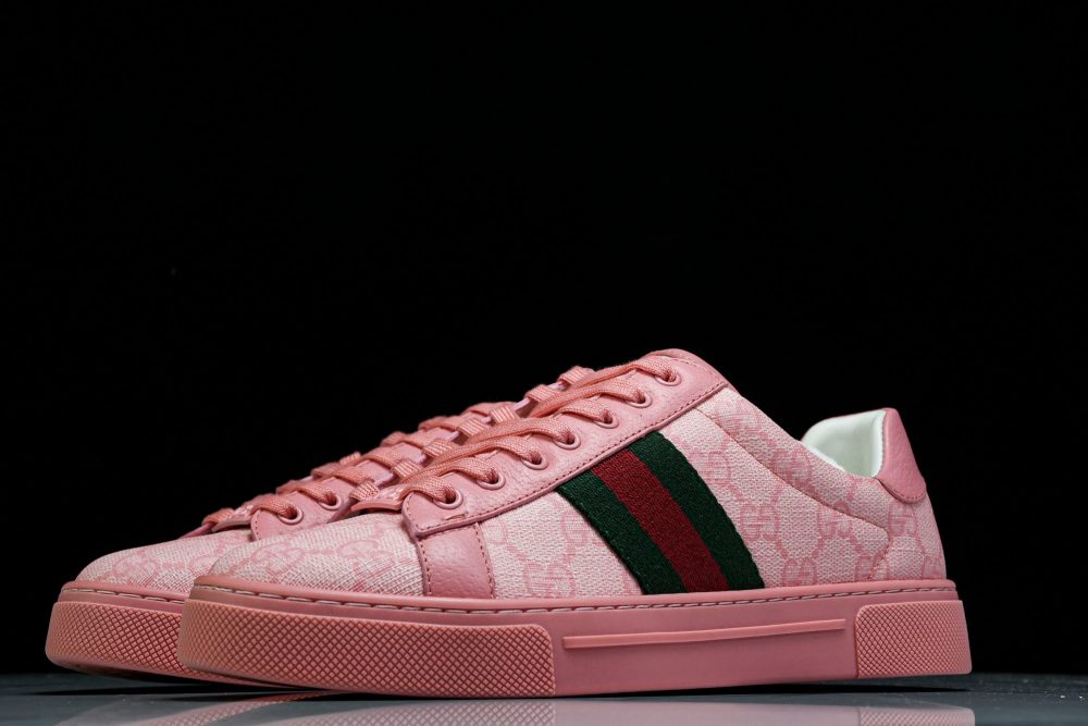 Guссi Ace Web 'Pink Monogram' - Image 2