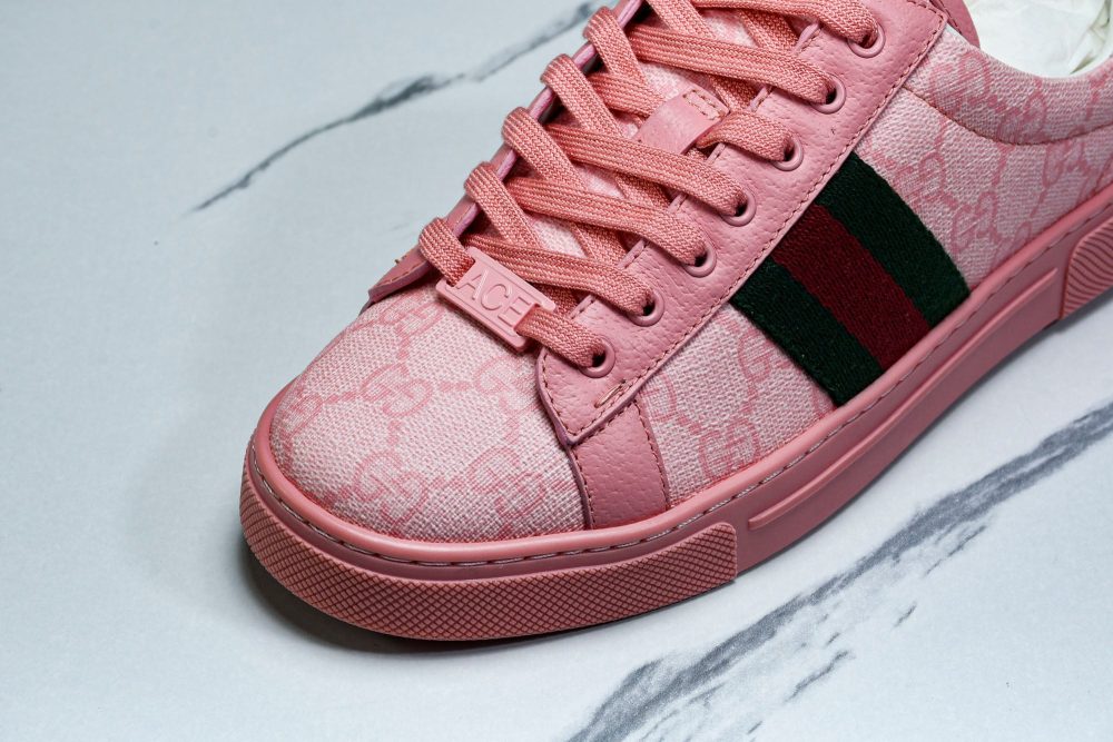 Guссi Ace Web 'Pink Monogram' - Image 9