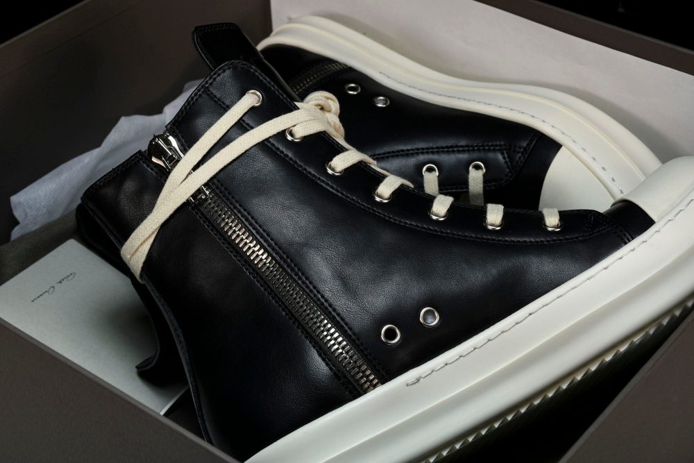 Rick Owens Ramones High EDFU 'Black Milk' - Image 21