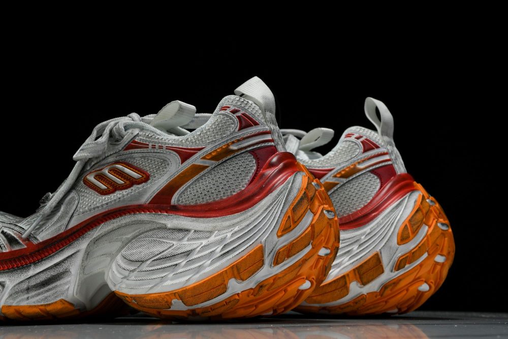 10XL Sneaker 'White Red Orange' - Image 8