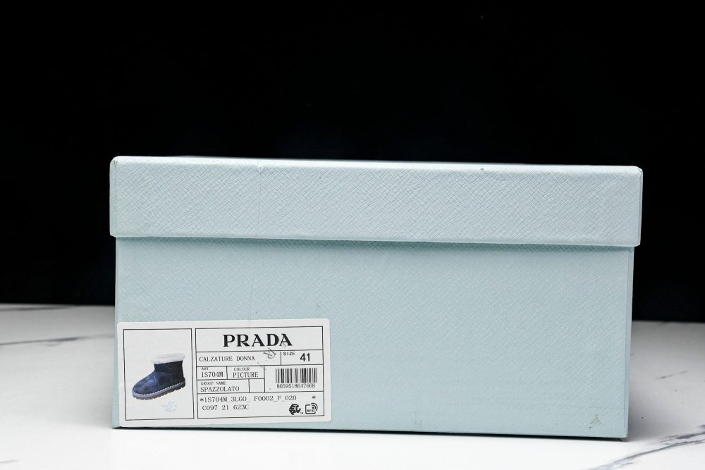 Prada Suede Booties 'Black' - Image 22