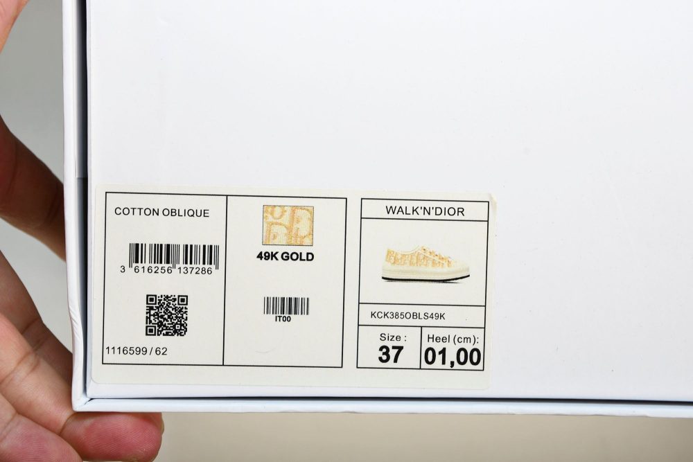 D1or Walk'N'D1or Platform Sneaker 'Oblique Gold' - Image 31