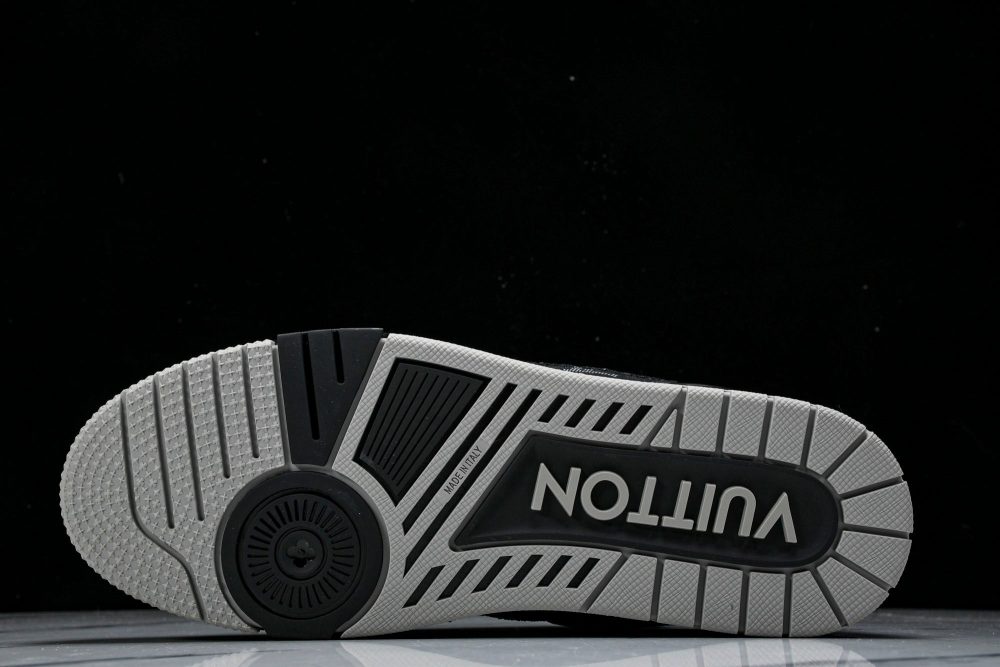 Louis Vuittоп Trainer Low 'Black Denim Monogram Textile' - Image 5