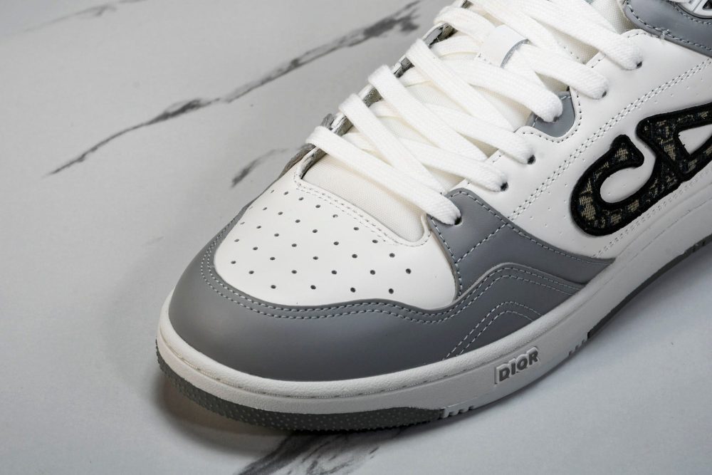 D1or B57 Mid-Top "Grey White' - Image 9