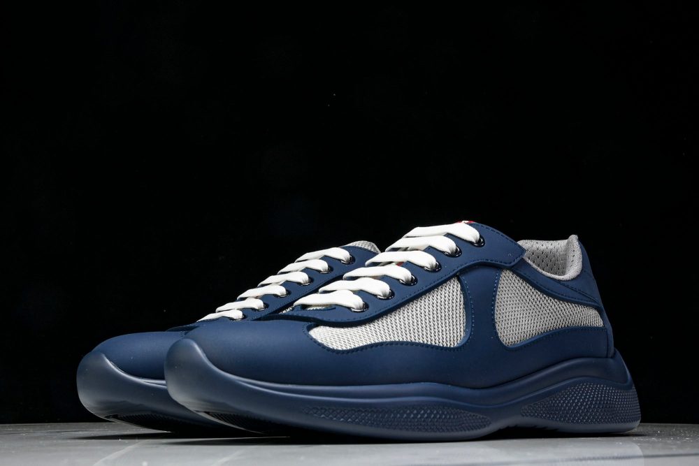 Prada America's Cup Sneaker Soft Rubber 'Royal Blue' - Image 2