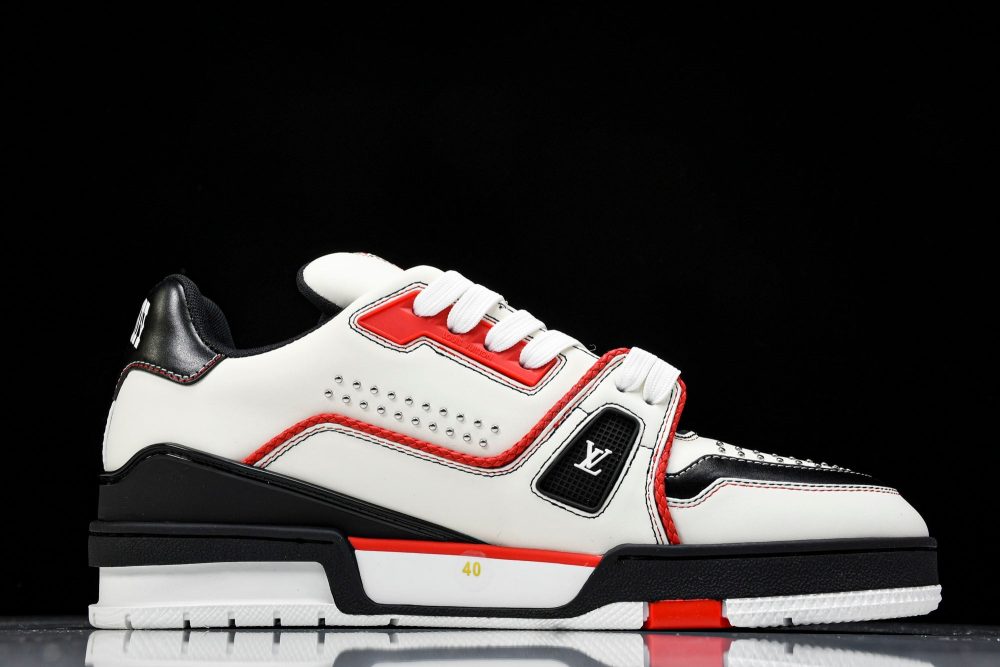 Louis Vuittоп Trainer Low Western 'White Red' - Image 3