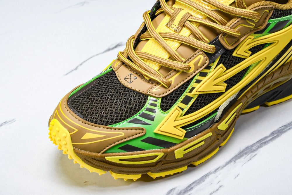 Off-White "Be Right Back" Sneaker 'Yellow Brown' - Image 9