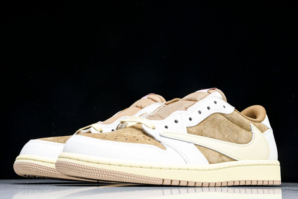 Travis Scott AJ1 Retro Low OG 'Sail Shy Pink' - Image 2