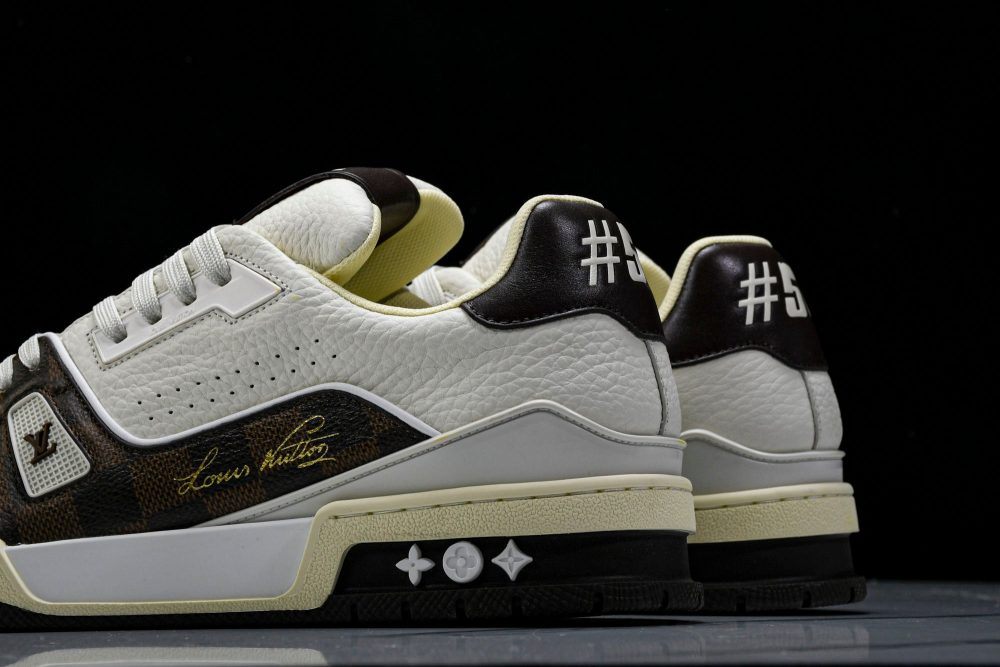 Louis Vuittоп Trainer by Tyler, The Creator 'Damier White Mocha' - Image 8