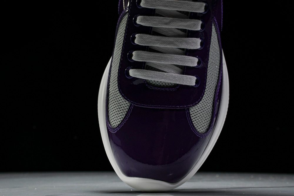 Prada America's Cup Sneaker 'Purple Silver' - Image 6