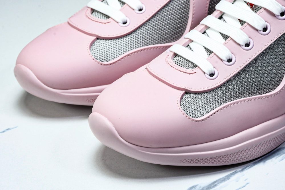 Prada America's Cup Sneaker Soft Rubber 'Pink' - Image 17