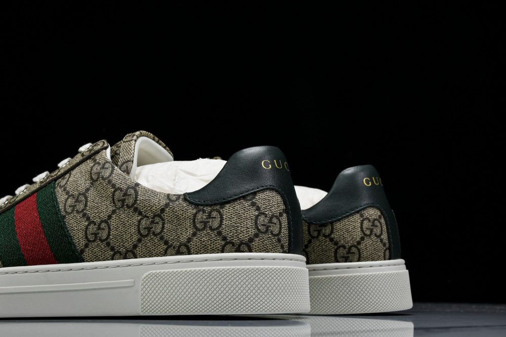 Guссi Ace Web 'Beige Monogram' - Image 8