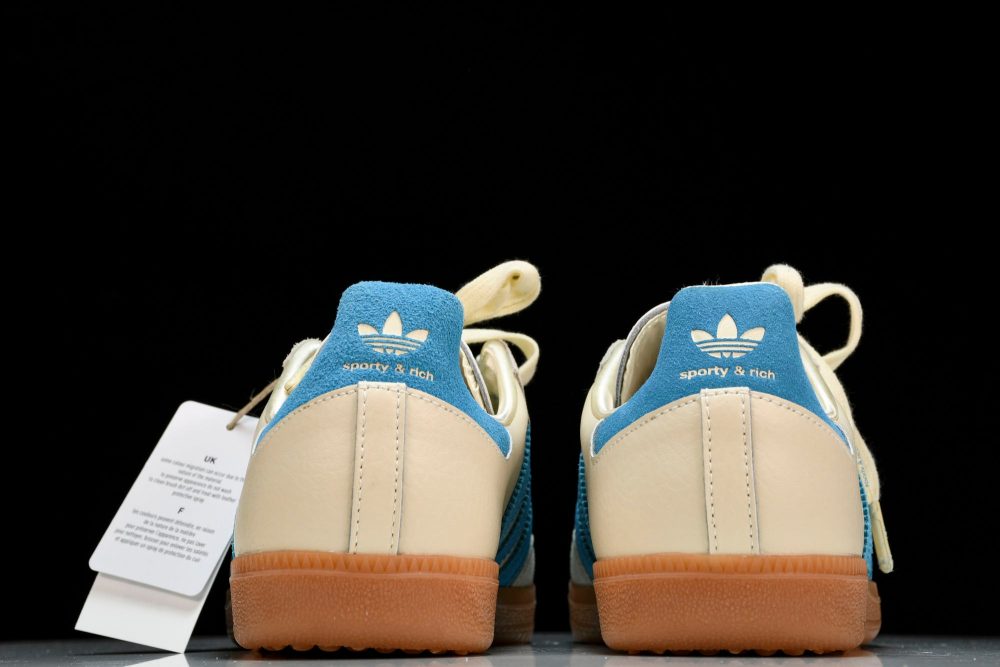 Samba x Sporty & Rich 'Cream Blue' - Image 7