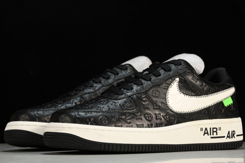 Louis Vuittоп x AF1 by Virgil Abloh 'Black' - Image 2