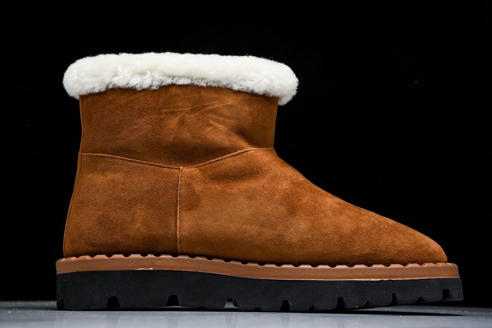 Prada Suede Booties 'Brown' - Image 3