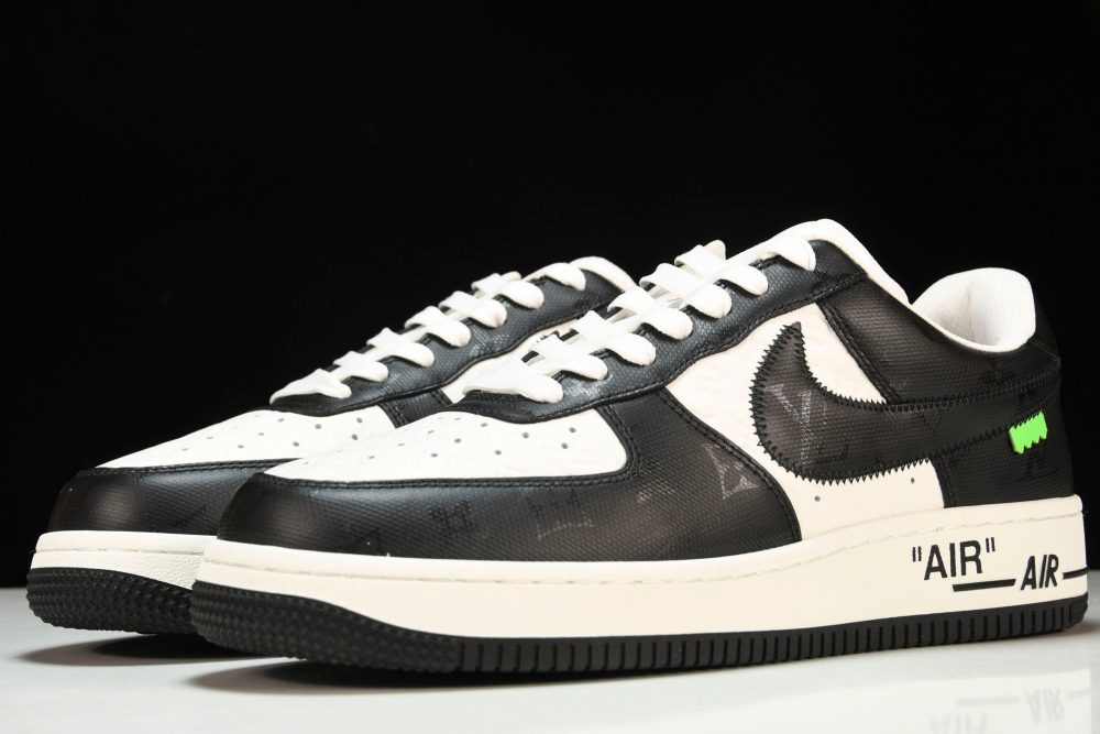 Louis Vuittоп x AF1 by Virgil Abloh 'Black White' - Image 2