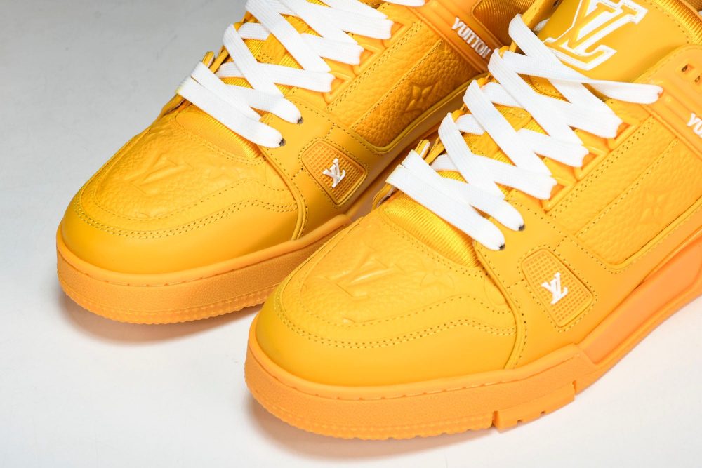 Louis Vuittоп Trainer Low 'Yellow Embossed' - Image 18