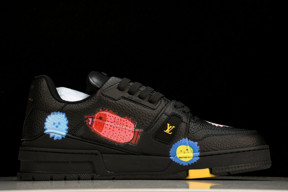 Louis Vuittоп Trainer Low by Yayoi Kusama 'Black Print' - Image 3