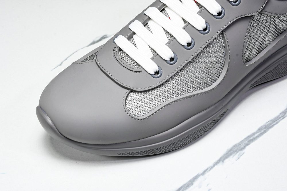 Prada America's Cup Sneaker Soft Rubber 'Steel Grey' - Image 9