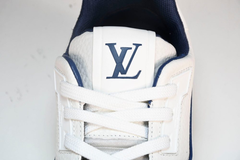 Louis Vuittоп Trainer Low 'Signature White Marine' - Image 11