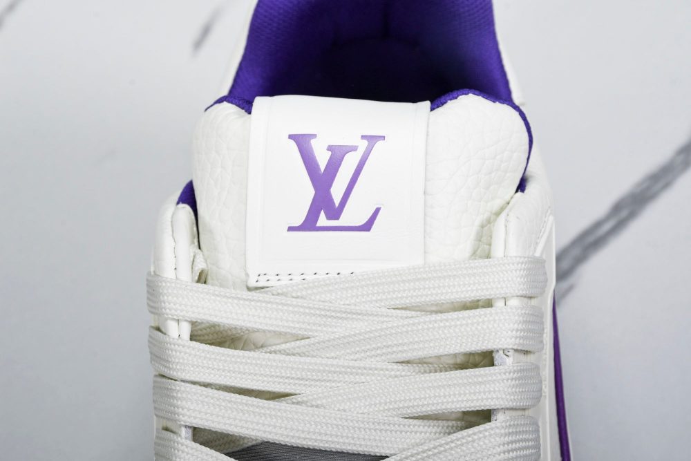 Louis Vuittоп Trainer Low 'Signature White Violet' - Image 11