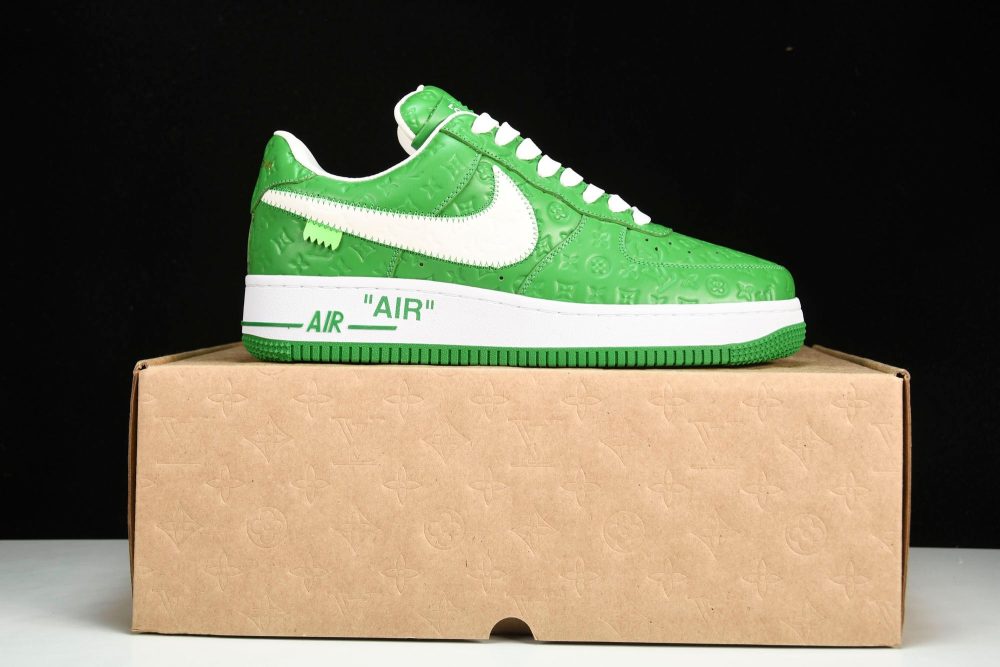 Louis Vuittоп x AF1 by Virgil Abloh 'Green' - Image 29