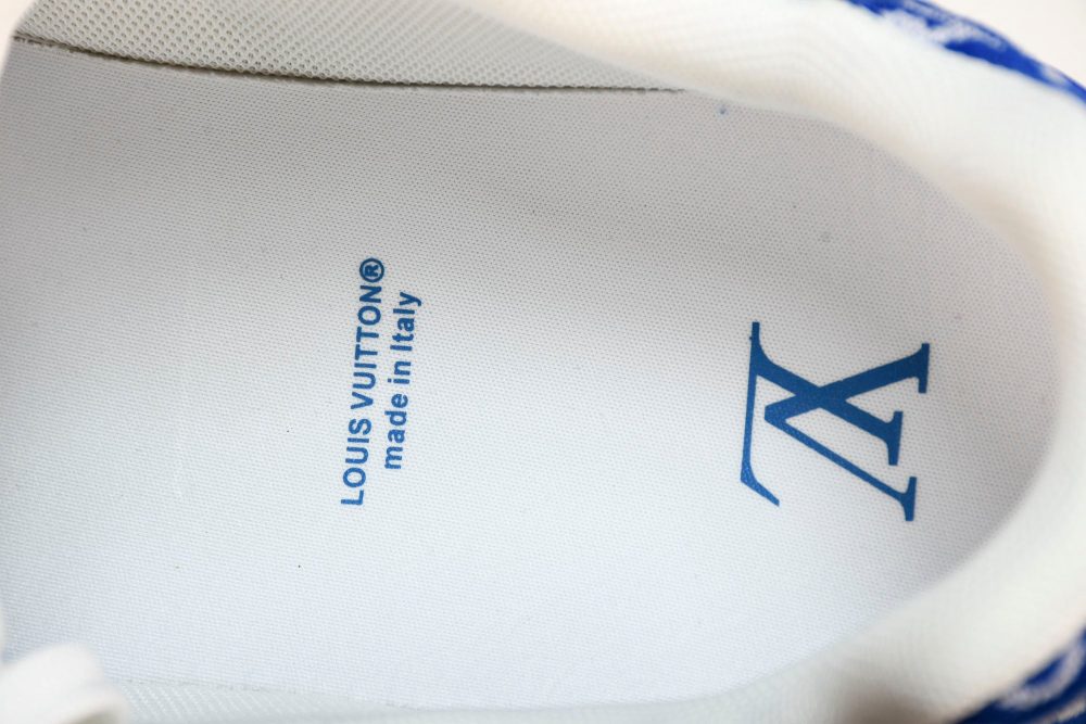 Louis Vuittоп Trainer Low 'Blue Monogram Textile' - Image 13