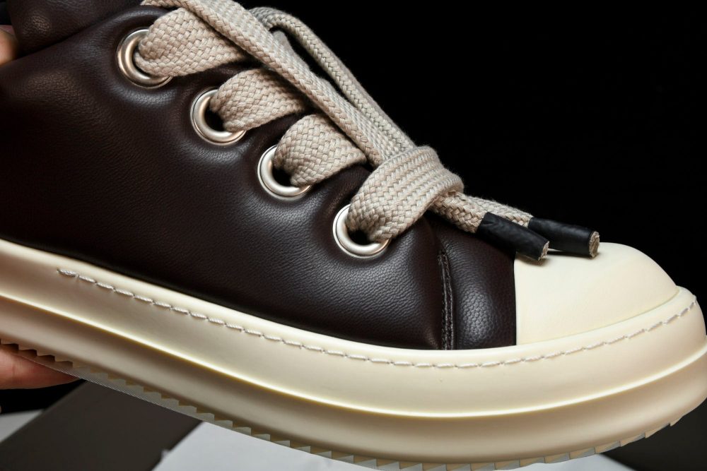 Rick Owens Luxor Jumbo Lace Padded Low 'Black' - Image 28