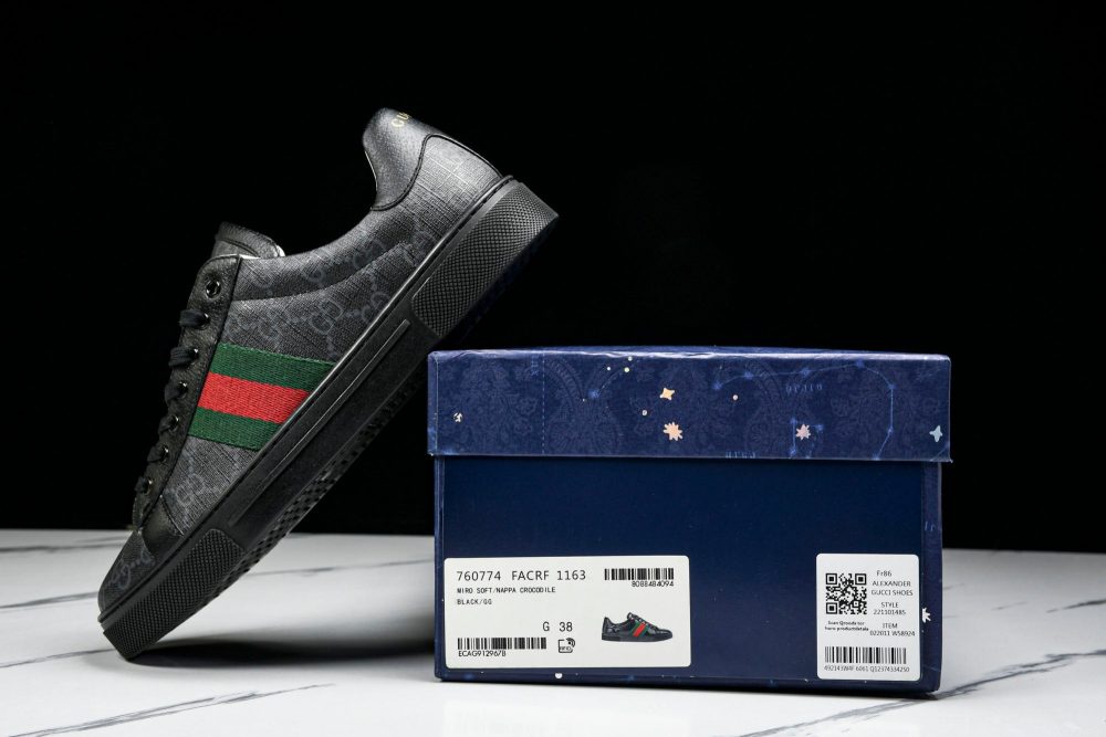 Guссi Ace Web 'Black Monogram' - Image 21