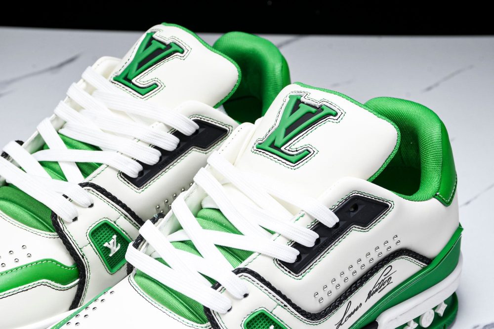 Louis Vuittоп Trainer Low Western 'White Green' - Image 18