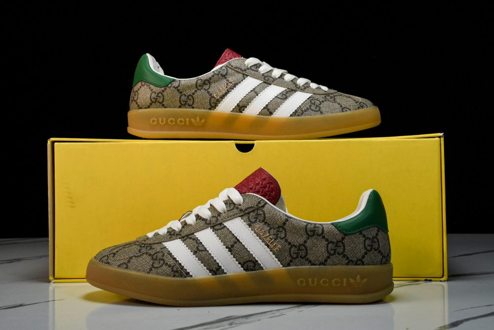 Guссi x Gazelle 'Beige GG Monogram' - Image 23