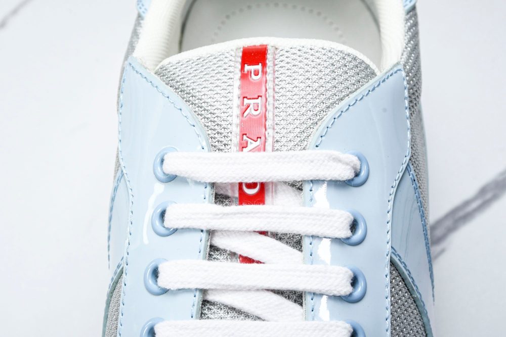 Prada America's Cup Sneaker 'Celeste Silver' - Image 11