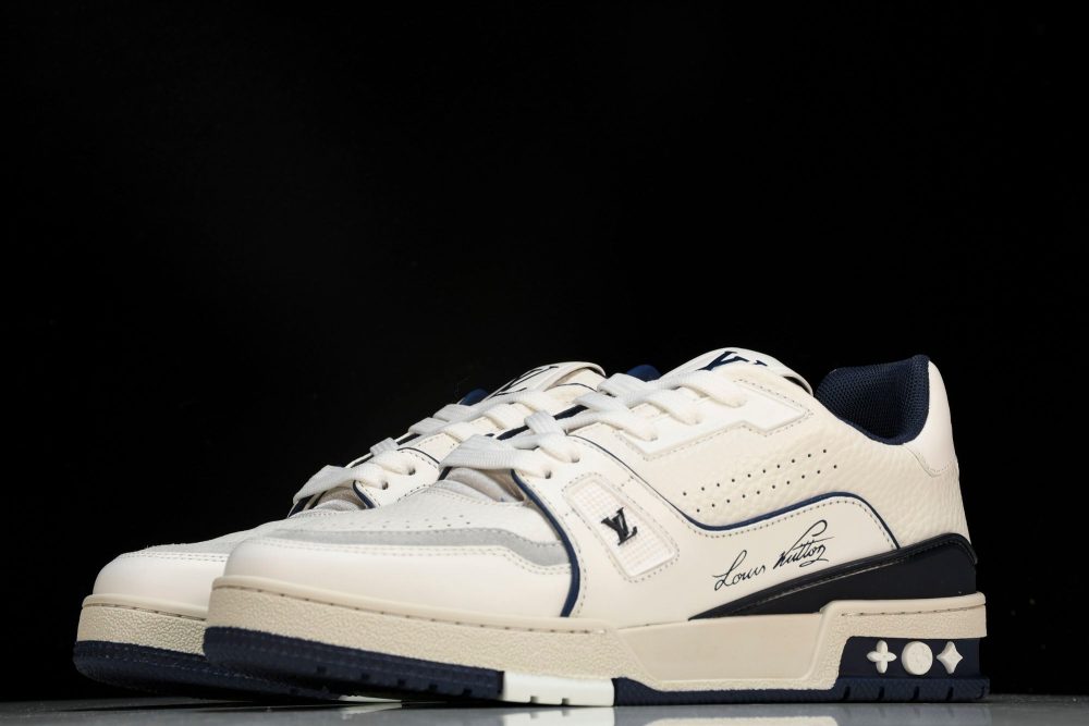 Louis Vuittоп Trainer Low 'Signature White Marine' - Image 2