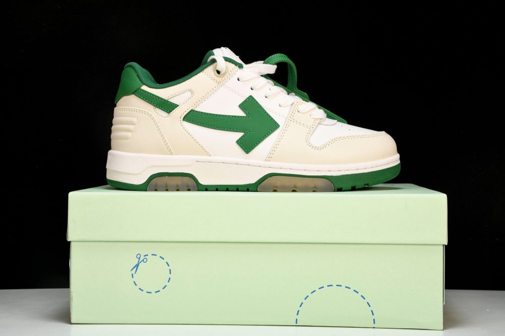 Off-White Out Of Office OOO Low Top 'White Green' - Image 26