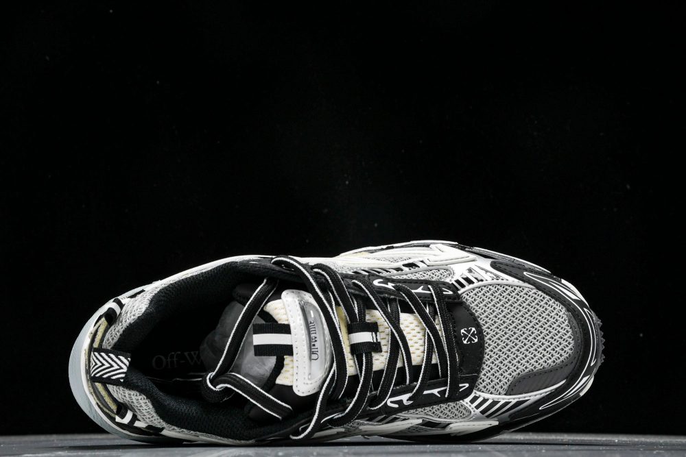 Off-White "Be Right Back" Sneaker 'Silver' - Image 4