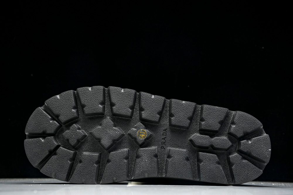 Prada Suede Booties 'Black' - Image 5