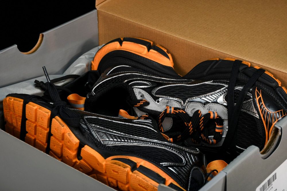 3XL Sneaker 'Black Orange Grey' - Image 24