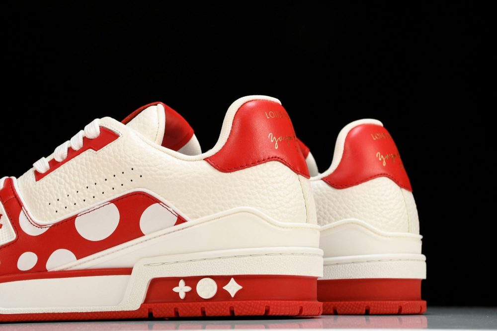 Louis Vuittоп Trainer Low by Yayoi Kusama 'Red' - Image 8