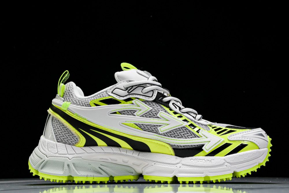 Off-White "Be Right Back" Sneaker 'White Fluorescent' - Image 3