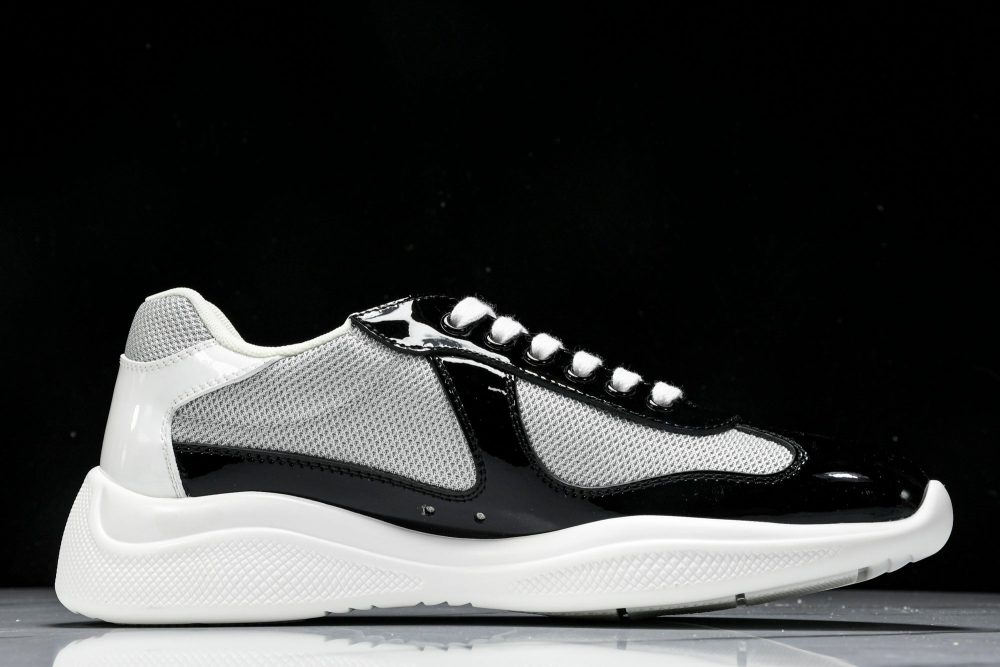 Prada America's Cup Sneaker 'Black Silver White' v1 - Image 3