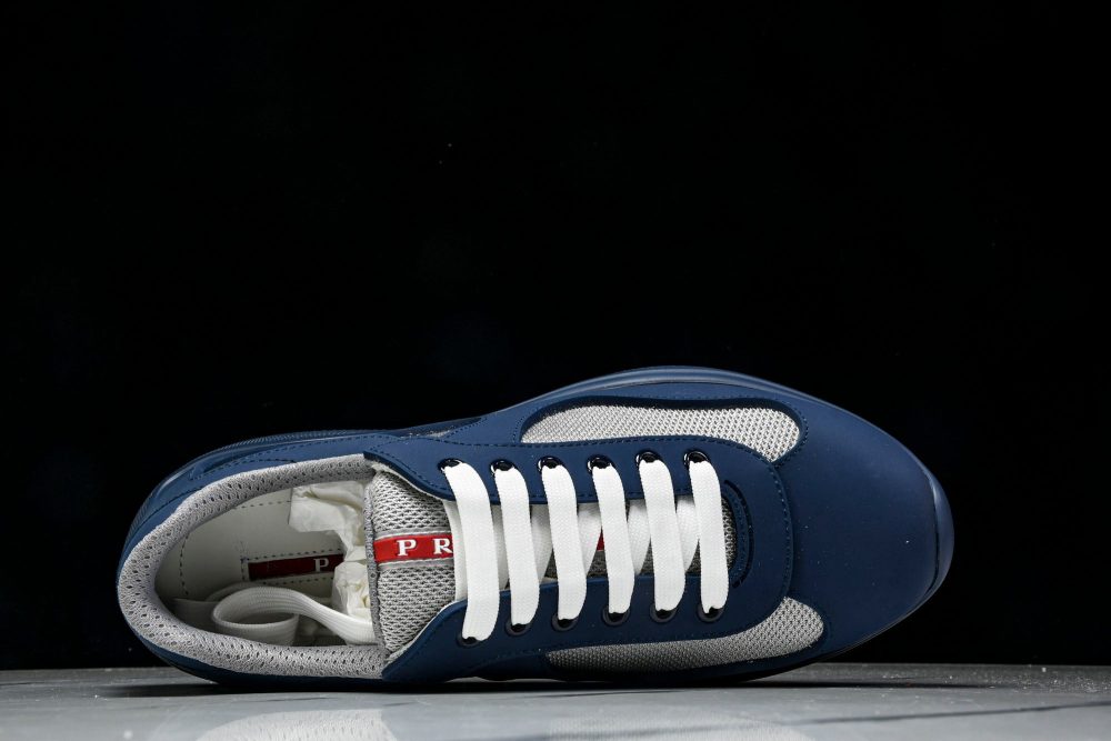 Prada America's Cup Sneaker Soft Rubber 'Royal Blue' - Image 4